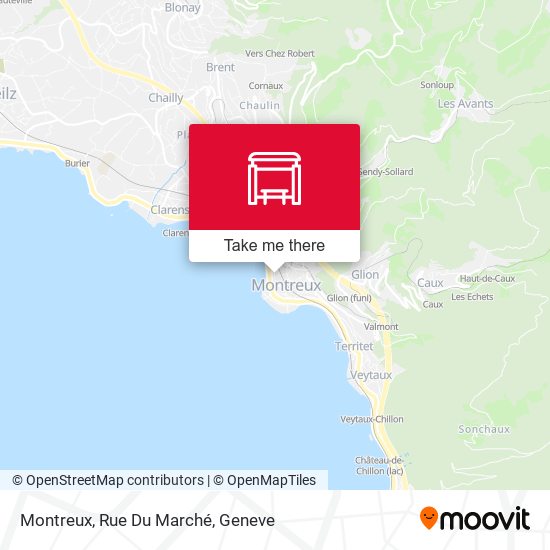 Montreux, Rue Du Marché map