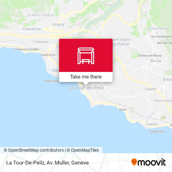 La Tour-De-Peilz, Av. Muller map