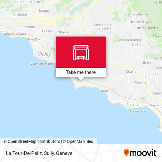 La Tour-De-Peilz, Sully map