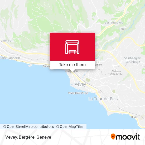 Vevey, Bergère map