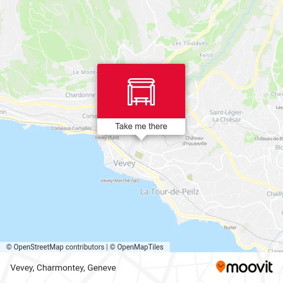 Vevey, Charmontey map