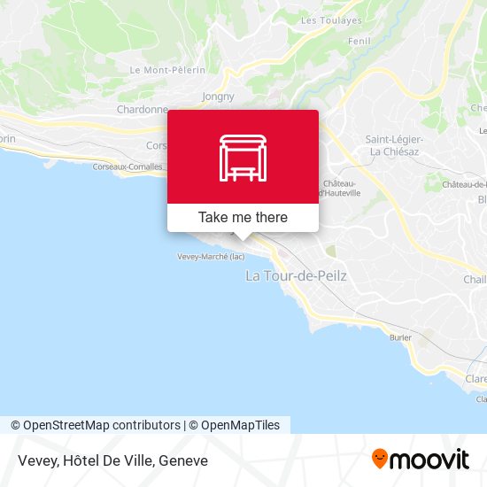 Vevey, Hôtel De Ville map