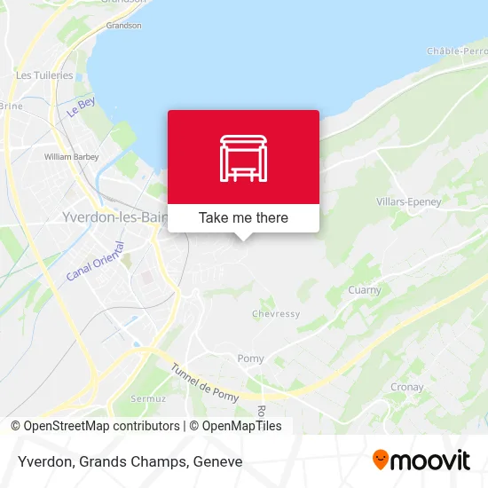 Yverdon, Grands Champs map