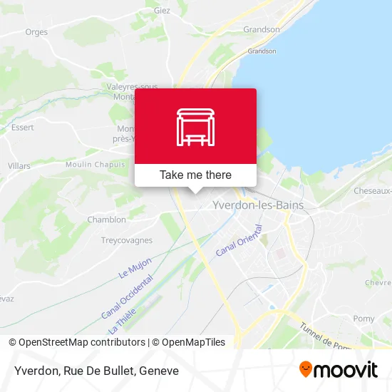 Yverdon, Rue De Bullet map