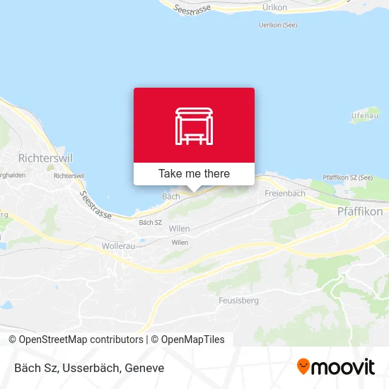 Bäch Sz, Usserbäch map
