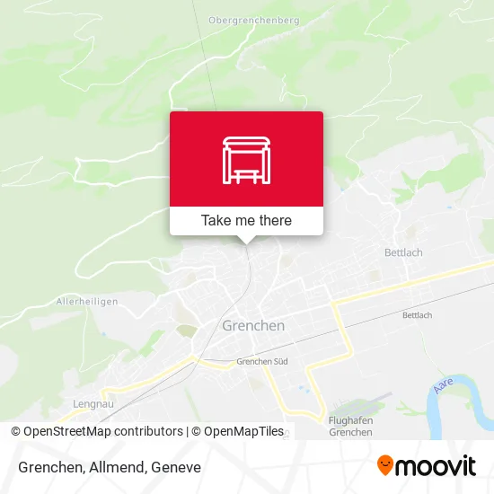 Grenchen, Allmend map