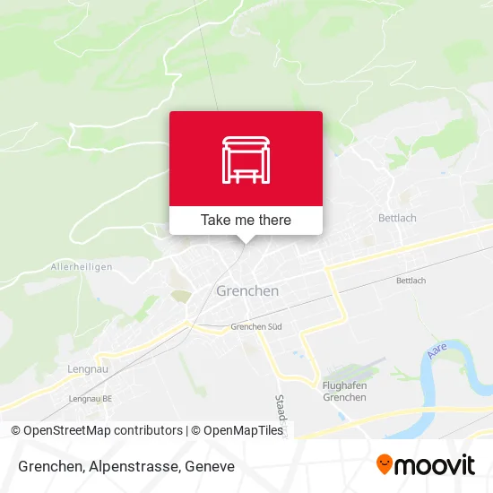 Grenchen, Alpenstrasse plan