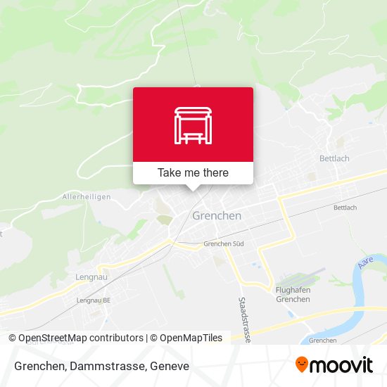 Grenchen, Dammstrasse map