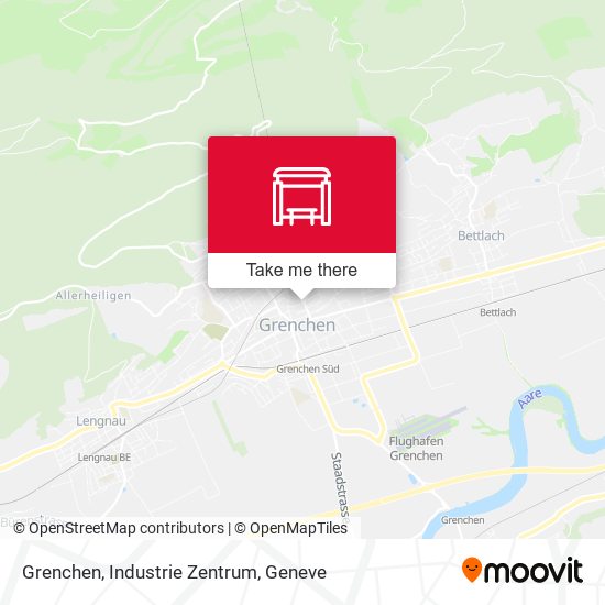 Grenchen, Industrie Zentrum map