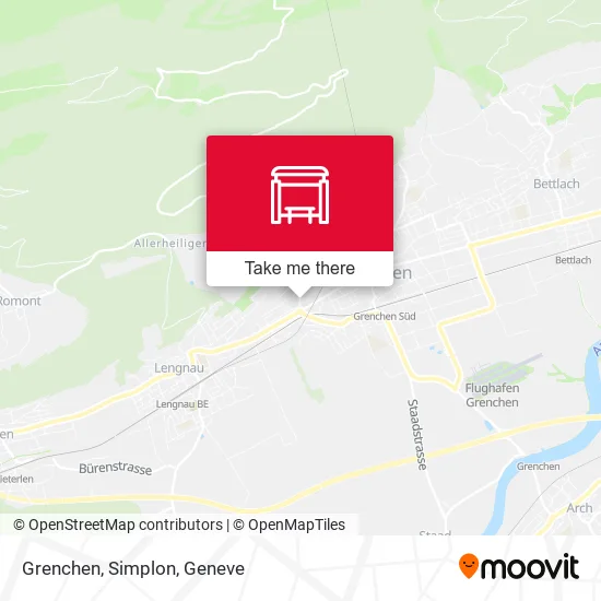 Grenchen, Simplon map