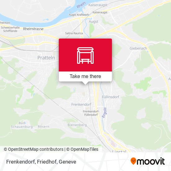 Frenkendorf, Friedhof map