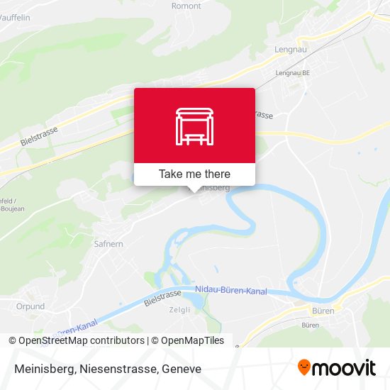 Meinisberg, Niesenstrasse map