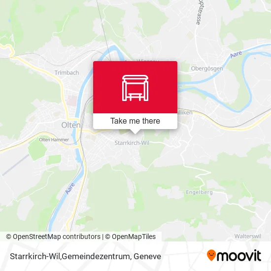 Starrkirch-Wil,Gemeindezentrum map