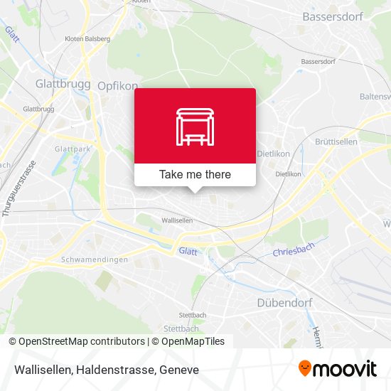 Wallisellen, Haldenstrasse map