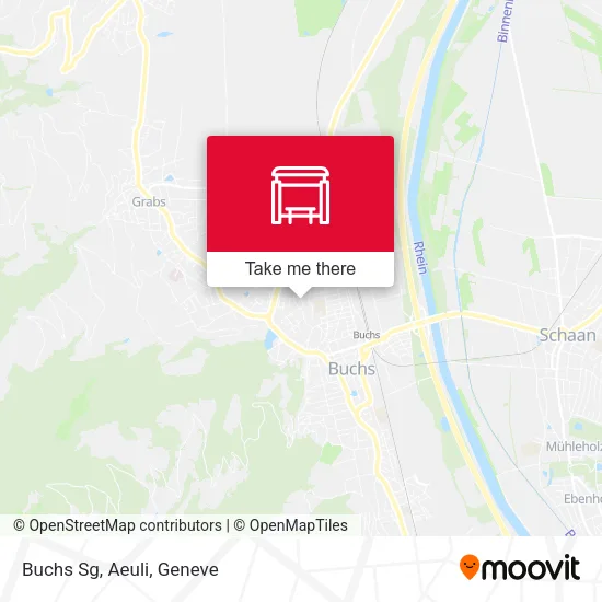 Buchs Sg, Aeuli map