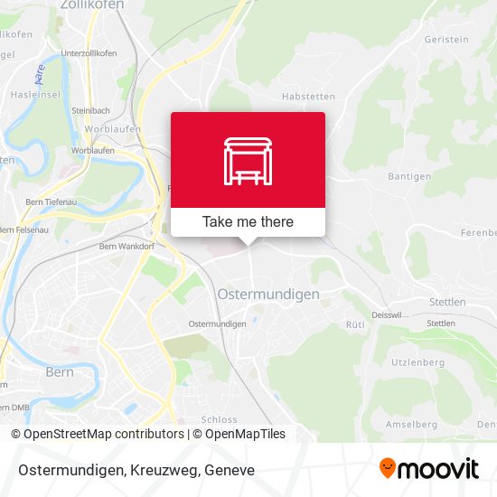 Ostermundigen, Kreuzweg map
