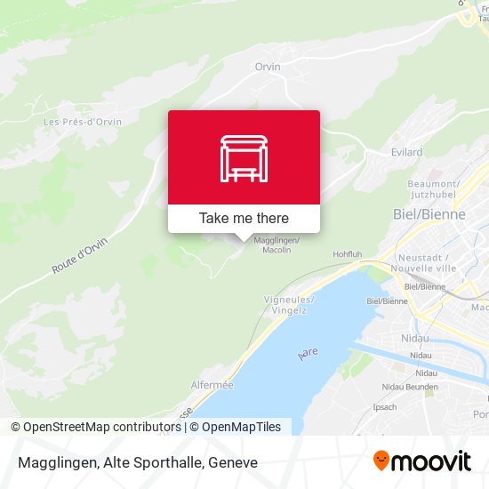 Magglingen, Alte Sporthalle map