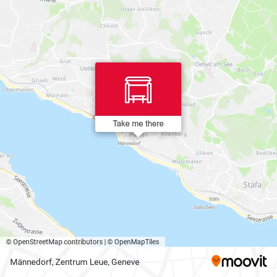 Männedorf, Zentrum Leue map