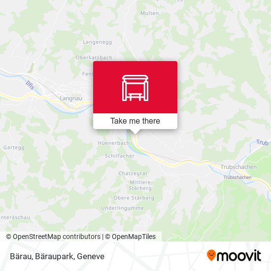 Bärau, Bäraupark map