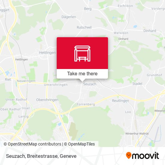 Seuzach, Breitestrasse map