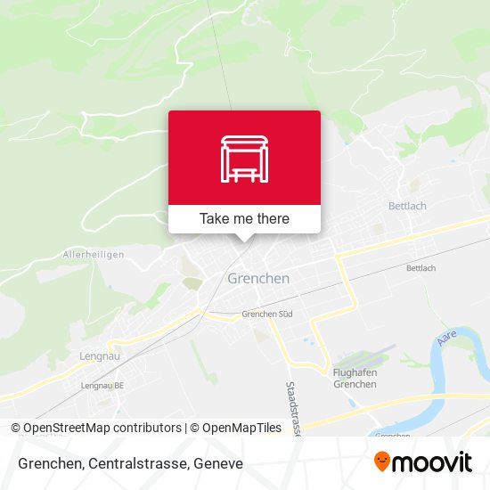 Grenchen, Centralstrasse map