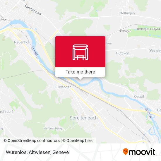 Würenlos, Altwiesen map