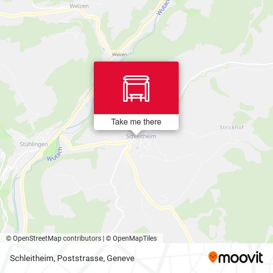 Schleitheim, Poststrasse map