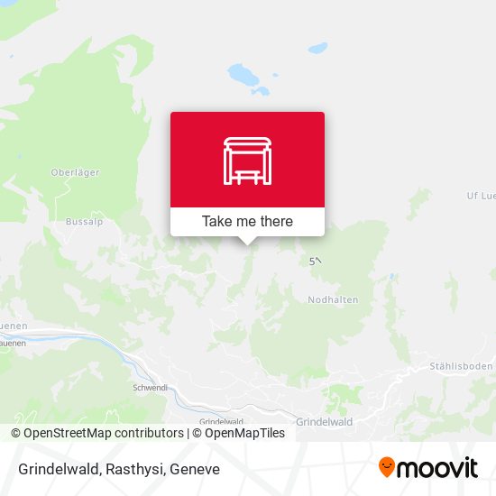 Grindelwald, Rasthysi map