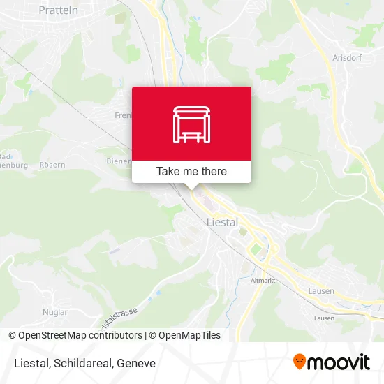 Liestal, Schildareal map