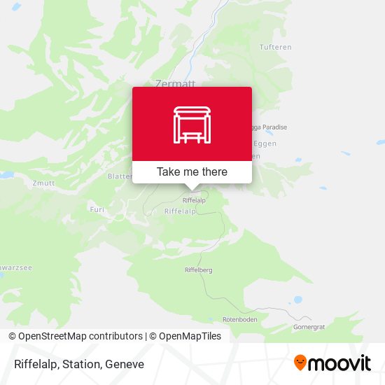 Riffelalp, Station map