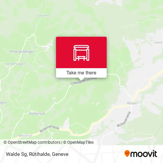 Walde Sg, Rütihalde map