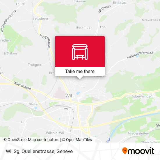 Wil Sg, Quellenstrasse map