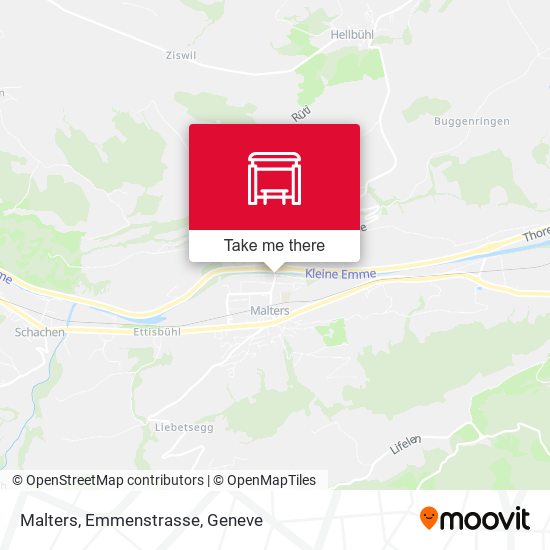 Malters, Emmenstrasse map