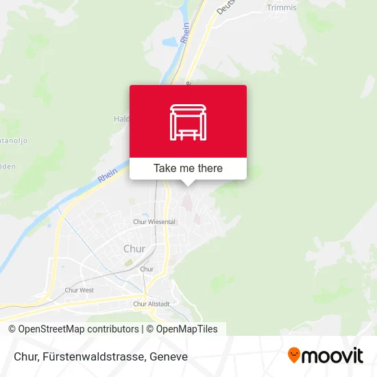 Chur, Fürstenwaldstrasse map