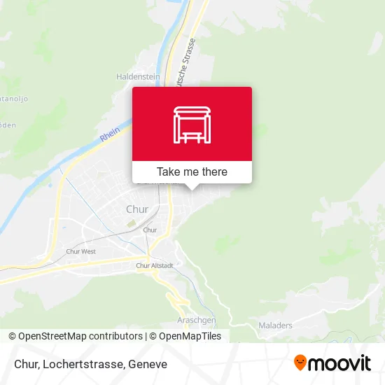 Chur, Lochertstrasse map