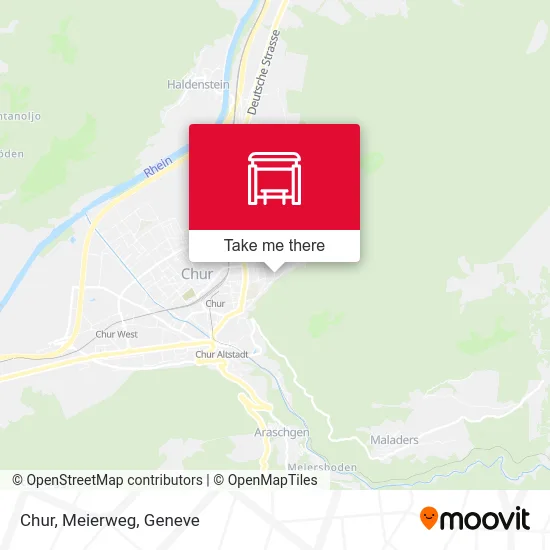 Chur, Meierweg map