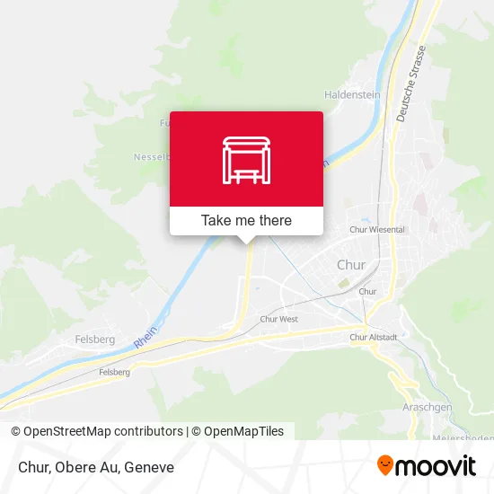 Chur, Obere Au plan