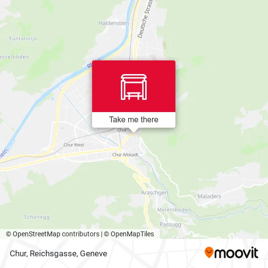 Chur, Reichsgasse plan