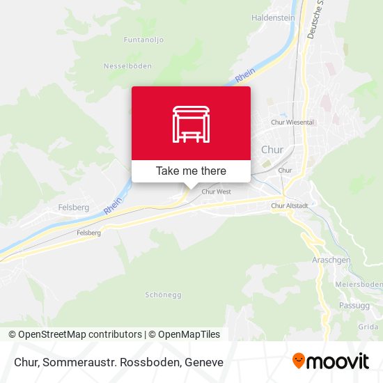 Chur, Sommeraustr. Rossboden map