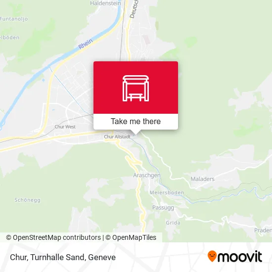Chur, Turnhalle Sand map