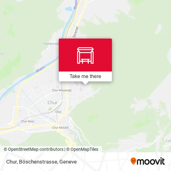 Chur, Böschenstrasse map