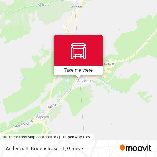 Andermatt, Bodenstrasse 1 map