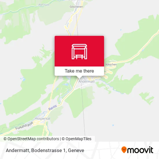 Andermatt, Bodenstrasse 1 map