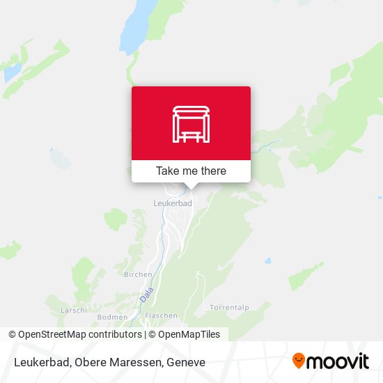 Leukerbad, Obere Maressen map