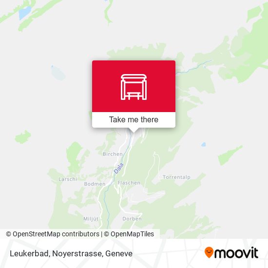 Leukerbad, Noyerstrasse map