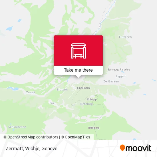 Zermatt, Wichje map