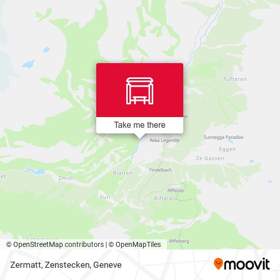 Zermatt, Zenstecken map