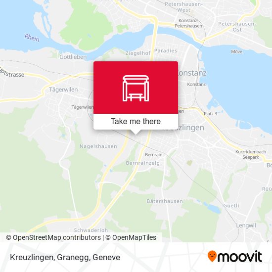 Kreuzlingen, Granegg map