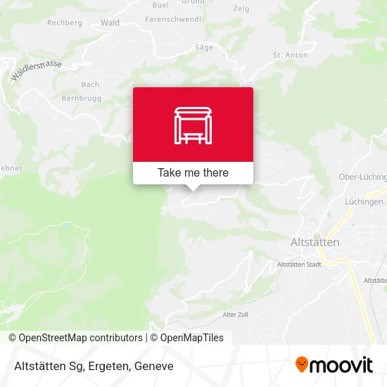 Altstätten Sg, Ergeten map