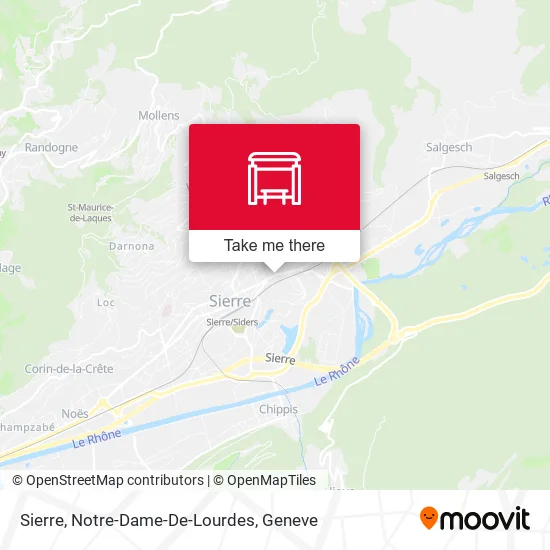 Sierre, Notre-Dame-De-Lourdes map